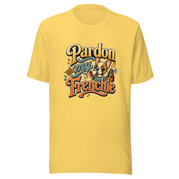 Pardon My Frenchie Graphic Tee mockup 20
