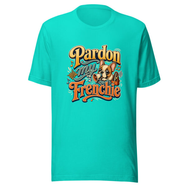 Pardon My Frenchie Graphic Tee mockup 3