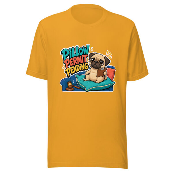 Pillow Permit Pending Heartbeat-20260630T064341Z Graphic Tee mockup 3