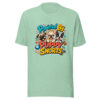 Powered By Puppy Snorts Graphic Tee mockup 24