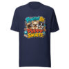 Powered By Puppy Snorts Graphic Tee mockup 9