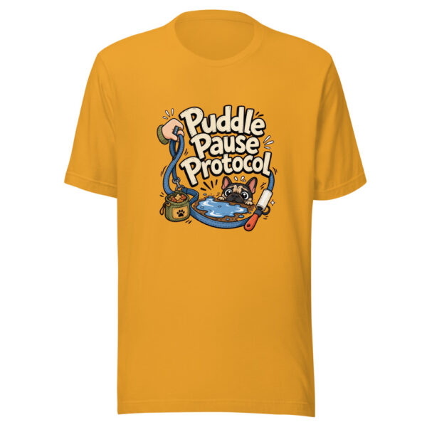 Puddle Pause Protocol Graphic Tee mockup 3 Puddle Pause Protocol Graphic Tee mockup 3