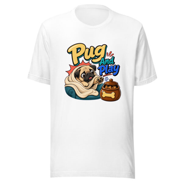 Pug And Play Graphic Tee mockup 8 Pug And Play Graphic Tee mockup 8