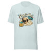 Pug Cuddles Daily Graphic Tee mockup 22