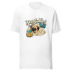 Pug Cuddles Daily Graphic Tee mockup 8