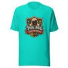 Pug Hug Department Graphic Tee mockup 3