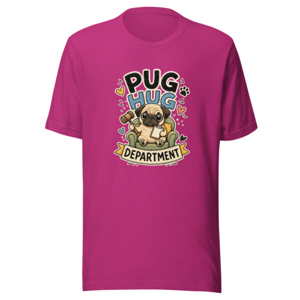 Pug Hug Department Heartbeat-20260629T082649Z Graphic Tee front view