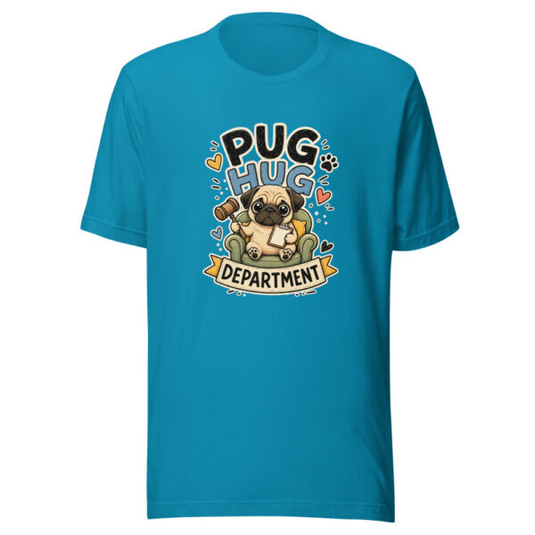 Pug Hug Department Heartbeat-20260629T082649Z Graphic Tee mockup 2