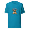 Pug Hug Department Pug-hug-department-vintage-patch Graphic Tee mockup 1 Pug Hug Department Pug-hug-department-vintage-patch Graphic Tee front view