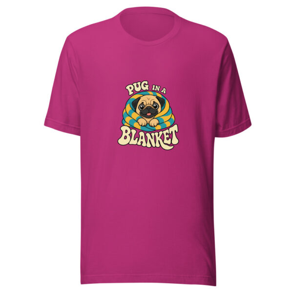 Pug In A Blanket Pug-in-blanket Graphic Tee front view