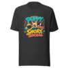 Puppy Snore Social Graphic Tee mockup 12