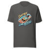 Short Nose Long Weekend Graphic Tee mockup 10