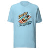 Short Nose Long Weekend Graphic Tee mockup 6