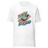 Short Nose Long Weekend Graphic Tee mockup 8
