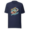 Short Nose Long Weekend Graphic Tee mockup 9