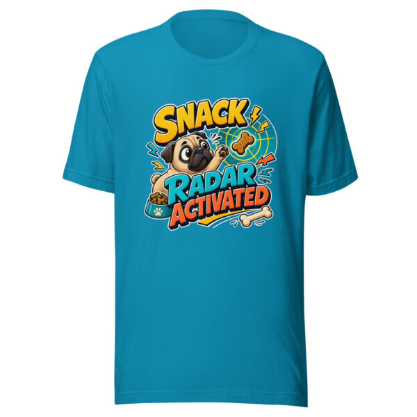 Snack Radar Activated Graphic Tee mockup 2