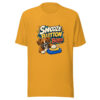 Snooze Button Boxer Graphic Tee front view