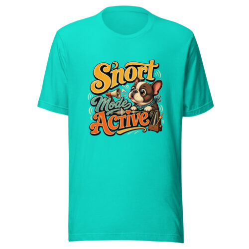 Snort Mode Active Graphic Tee mockup 1 Snort Mode Active Graphic Tee front view