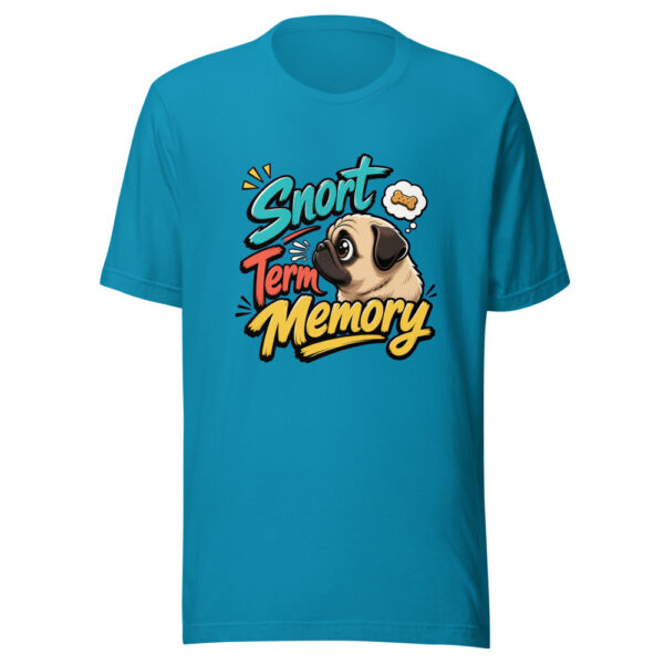 Snort Term Memory Graphic Tee mockup 1 Snort Term Memory Graphic Tee front view