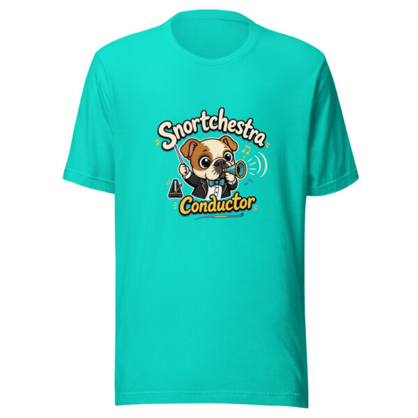 Snortchestra Conductor Graphic Tee mockup 3