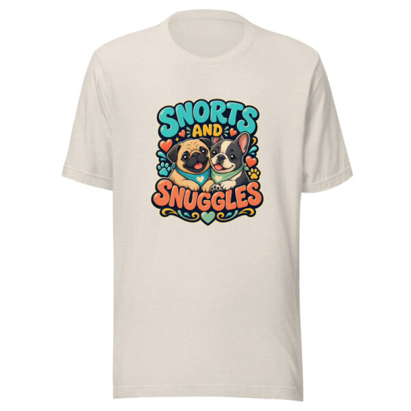 SNORTS AND SNUGGLES Heartbeat-20260624-codex-fallback Graphic Tee mockup 14