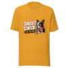 Snout Check — One, Two, Snort Snout-check-one-two-snort Graphic Tee mockup 1 Snout Check — One, Two, Snort Snout-check-one-two-snort Graphic Tee front view