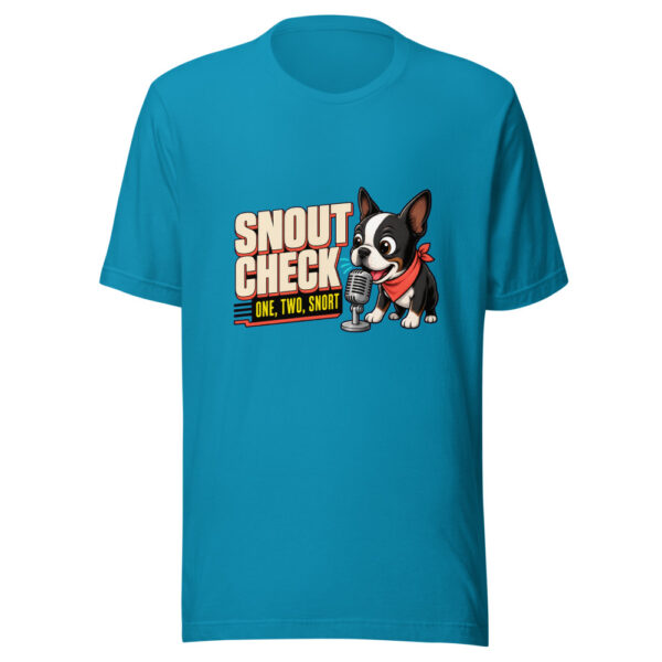Snout Check — One, Two, Snort Snout-check-one-two-snort Graphic Tee mockup 2 Snout Check — One, Two, Snort Snout-check-one-two-snort Graphic Tee mockup 2