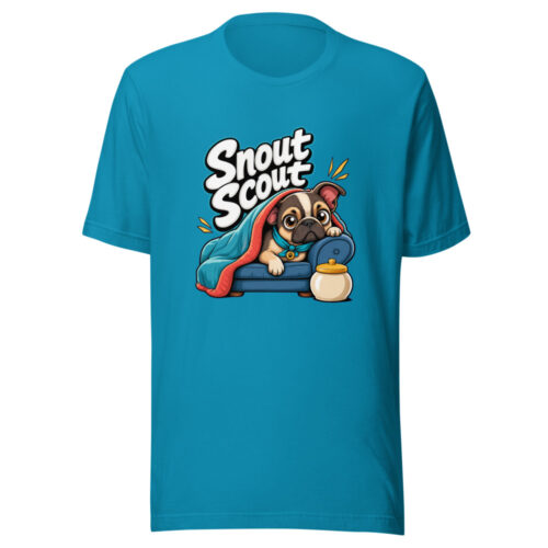 Snout Scout Graphic Tee mockup 1 Snout Scout Graphic Tee front view