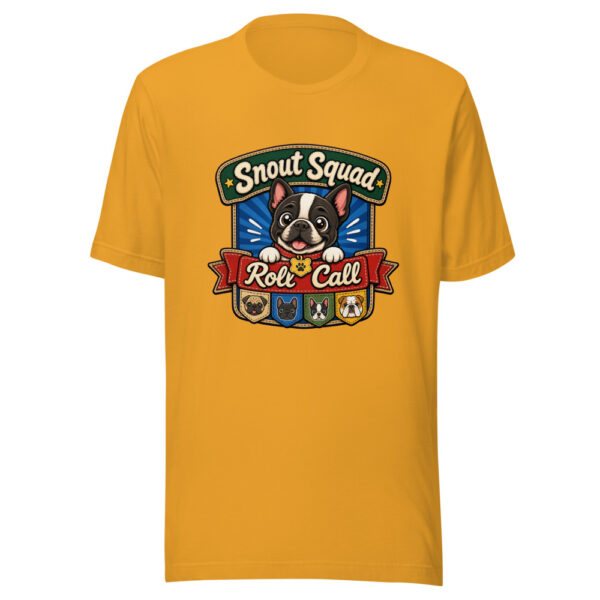 Snout Squad Roll Call Graphic Tee mockup 1 Snout Squad Roll Call Graphic Tee front view