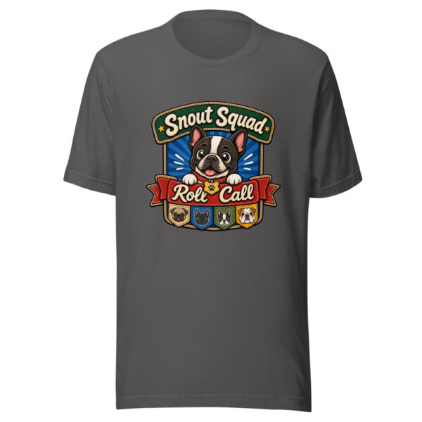 Snout Squad Roll Call Graphic Tee mockup 10 Snout Squad Roll Call Graphic Tee mockup 10