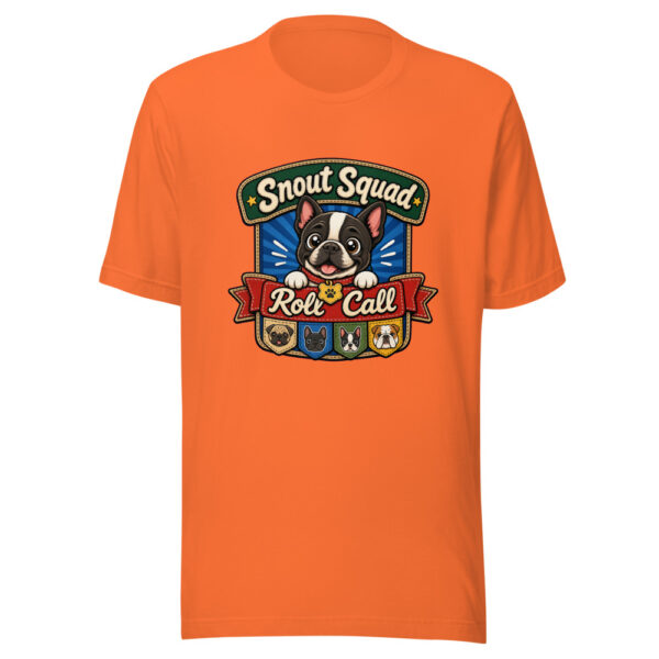Snout Squad Roll Call Graphic Tee mockup 18 Snout Squad Roll Call Graphic Tee mockup 18