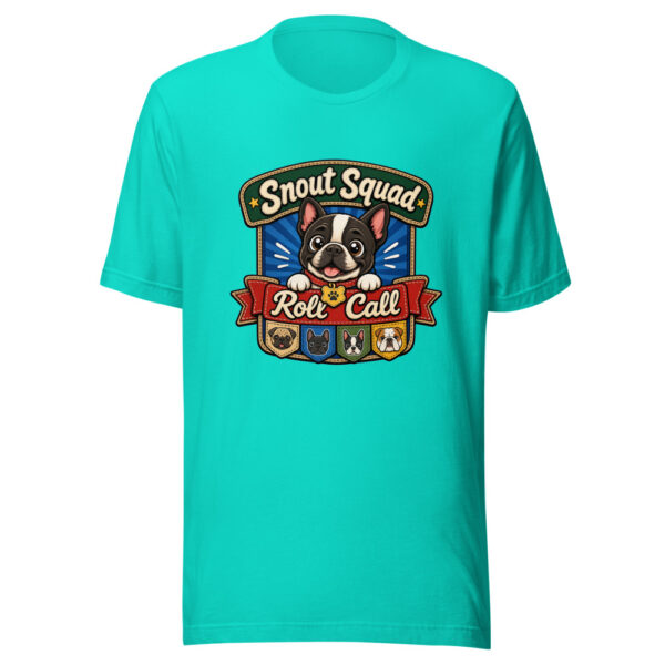 Snout Squad Roll Call Graphic Tee mockup 3 Snout Squad Roll Call Graphic Tee mockup 3