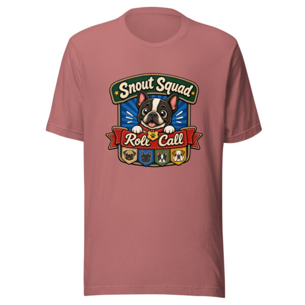 Snout Squad Roll Call Graphic Tee mockup 6 Snout Squad Roll Call Graphic Tee mockup 6