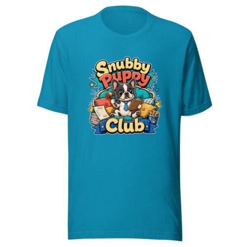 Snubby Puppy Club Graphic Tee front view
