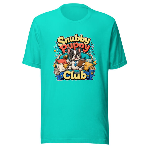 Snubby Puppy Club Graphic Tee mockup 3 Snubby Puppy Club Graphic Tee mockup 3