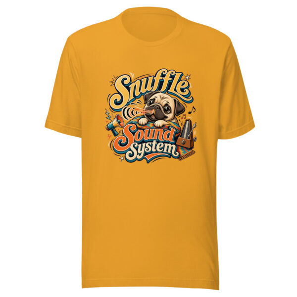 Snuffle Sound System Graphic Tee mockup 3 Snuffle Sound System Graphic Tee mockup 3