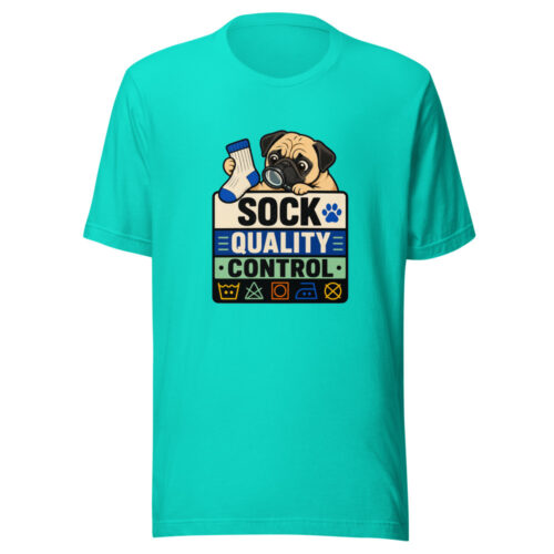 Sock Quality Control Heartbeat-20260630T194624Z Graphic Tee front view