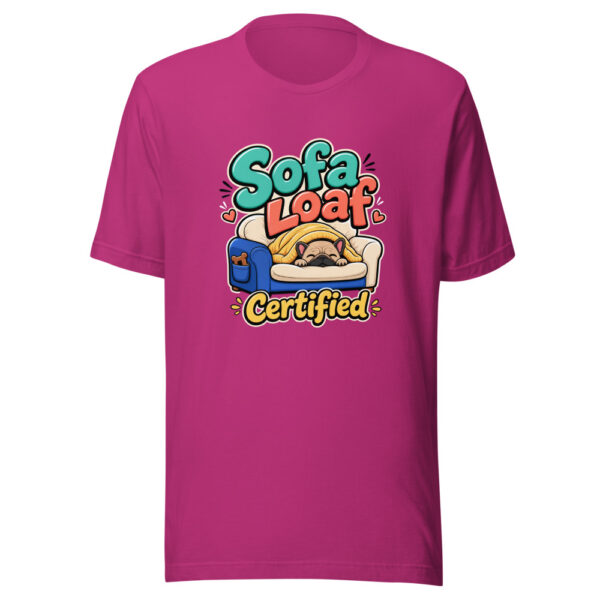 Sofa Loaf Certified Graphic Tee front view