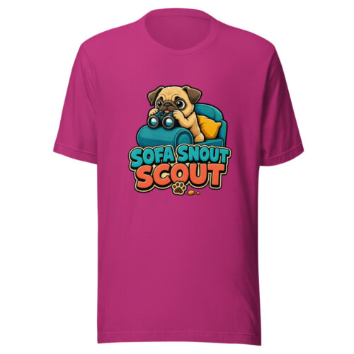 Sofa Snout Scout Graphic Tee mockup 1 Sofa Snout Scout Graphic Tee front view