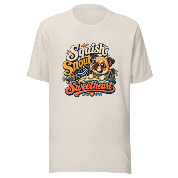 Squish Snout Sweetheart Graphic Tee mockup 14