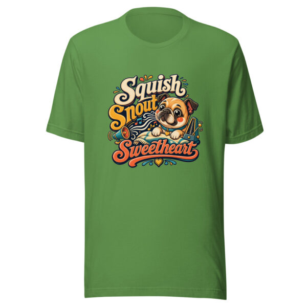 Squish Snout Sweetheart Graphic Tee mockup 16