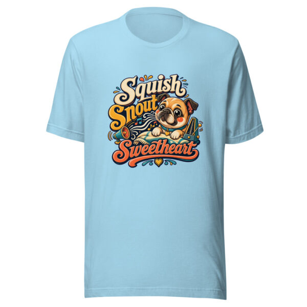 Squish Snout Sweetheart Graphic Tee mockup 17