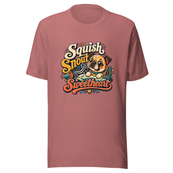 Squish Snout Sweetheart Graphic Tee mockup 21