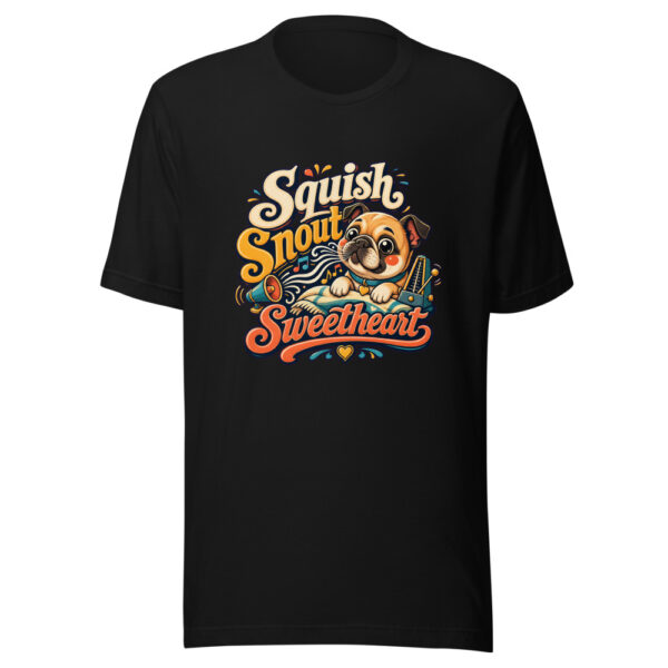 Squish Snout Sweetheart Graphic Tee mockup 7