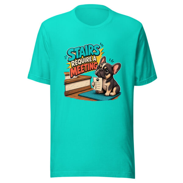 Stairs Require A Meeting Heartbeat-20260630T034222Z Graphic Tee mockup 3