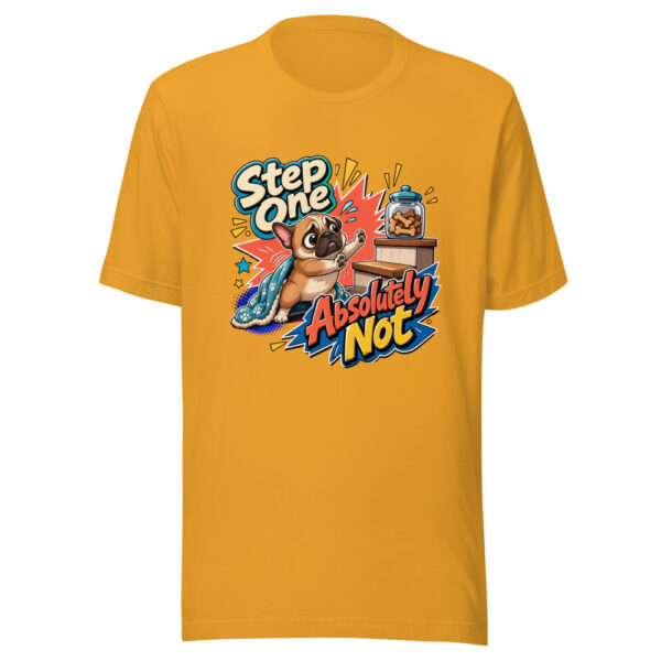 Step One Absolutely Not Graphic Tee mockup 3