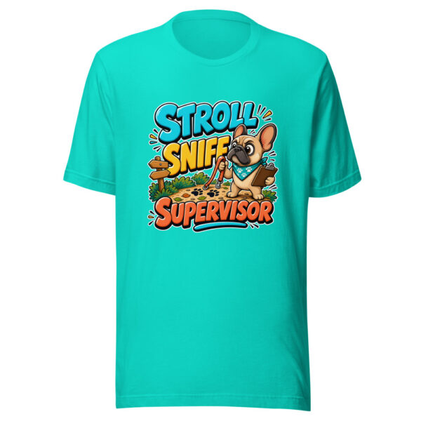 Stroll Sniff Supervisor Graphic Tee front view