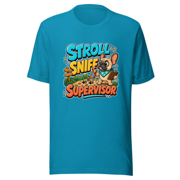 Stroll Sniff Supervisor Graphic Tee mockup 2