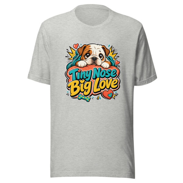 Tiny Nose Big Love Graphic Tee mockup 11 Tiny Nose Big Love Graphic Tee mockup 11