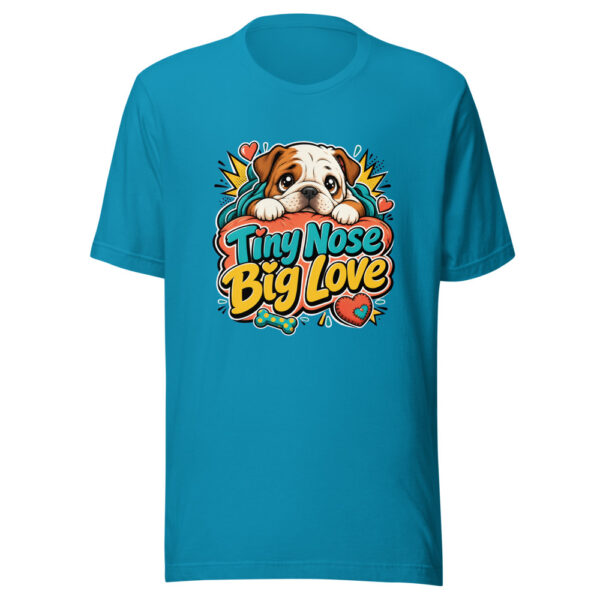 Tiny Nose Big Love Graphic Tee mockup 2 Tiny Nose Big Love Graphic Tee mockup 2